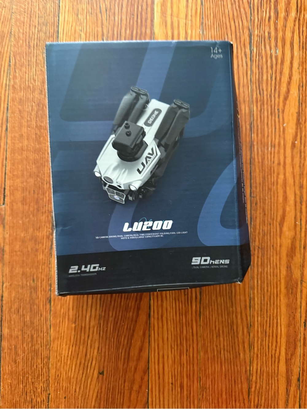 LU200 Drone with Camera - Silver/Black